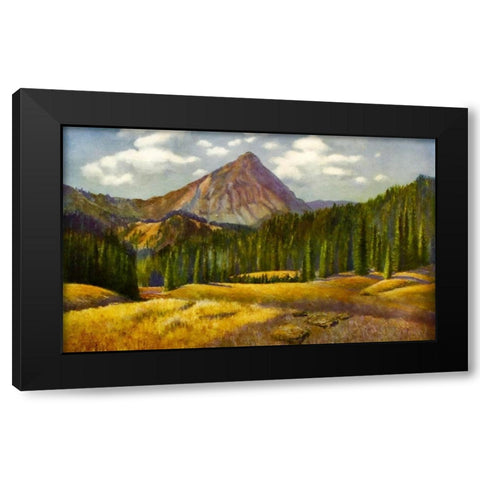 Mount Baldy from Rod Gun and Perch 1914 Black Modern Wood Framed Art Print with Double Matting by Blomfield, James