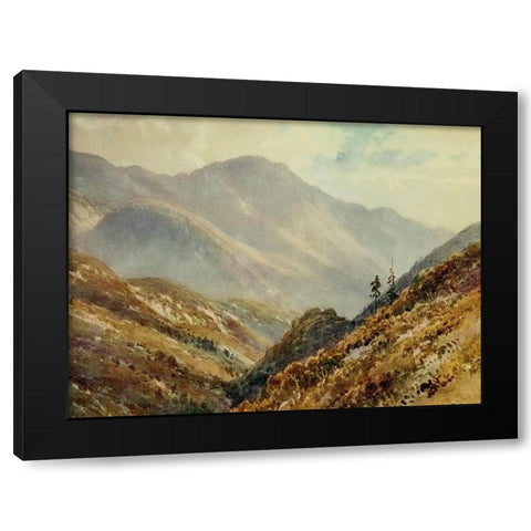 A Canon in the Sierra Madres-California 1914 Black Modern Wood Framed Art Print with Double Matting by Palmer, Sutton