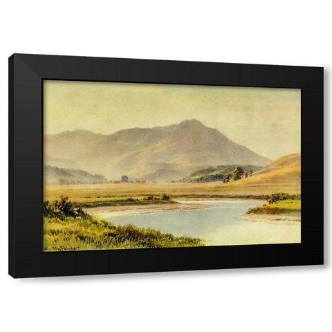 Tamalpias-California 1914 Black Modern Wood Framed Art Print by Palmer, Sutton
