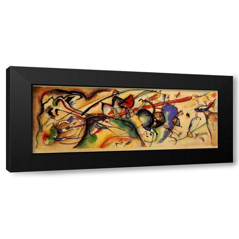 Picture with white border 1913 Black Modern Wood Framed Art Print with Double Matting by Kandinsky, Wassily