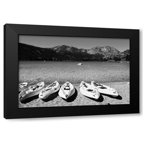 June Lake-Mono County-California Black Modern Wood Framed Art Print by Highsmith, Carol