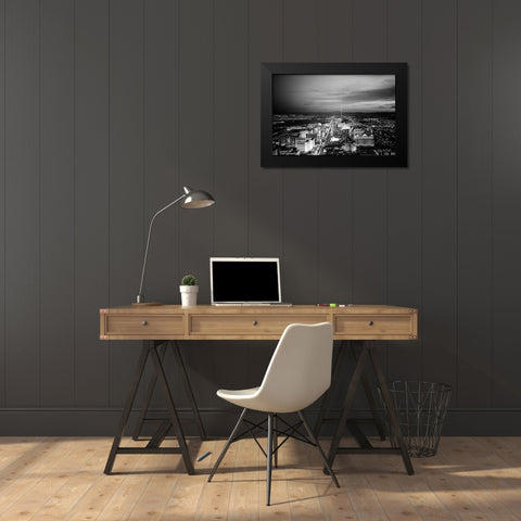 Las Vegas at Dusk Black Modern Wood Framed Art Print by Highsmith, Carol