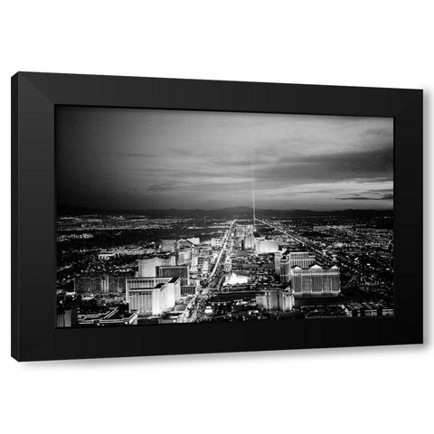 Las Vegas at Dusk Black Modern Wood Framed Art Print by Highsmith, Carol