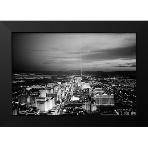 Las Vegas at Dusk Black Modern Wood Framed Art Print by Highsmith, Carol