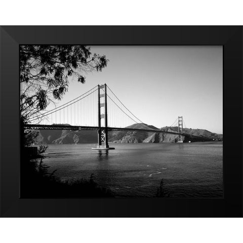The Golden Gate Bridge Black Modern Wood Framed Art Print by Highsmith, Carol