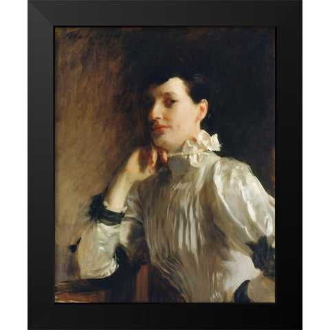 Mrs. Henry Galbraith Ward Black Modern Wood Framed Art Print by Sargent, John Singer