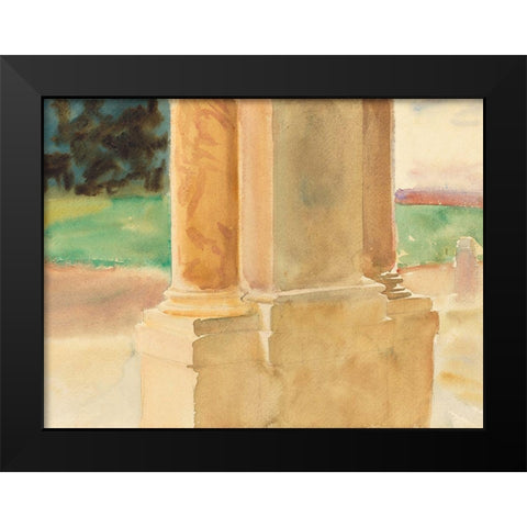 Frascati-Architectural Study Black Modern Wood Framed Art Print by Sargent, John Singer