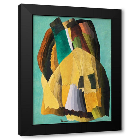 Shore Road Black Modern Wood Framed Art Print with Double Matting by Dove, Arthur