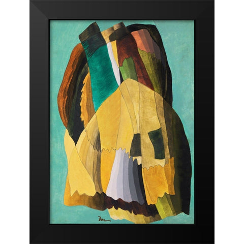 Shore Road Black Modern Wood Framed Art Print by Dove, Arthur