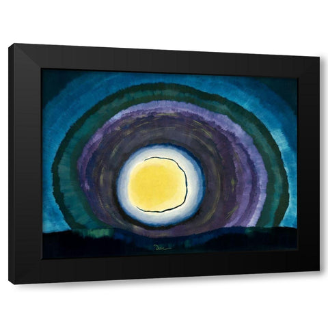 Sunrise III Black Modern Wood Framed Art Print by Dove, Arthur