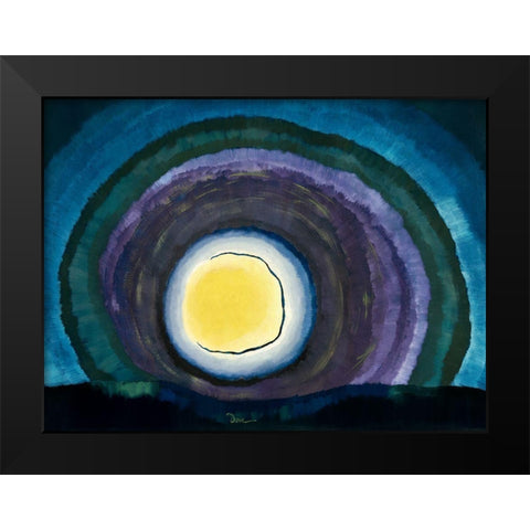 Sunrise III Black Modern Wood Framed Art Print by Dove, Arthur