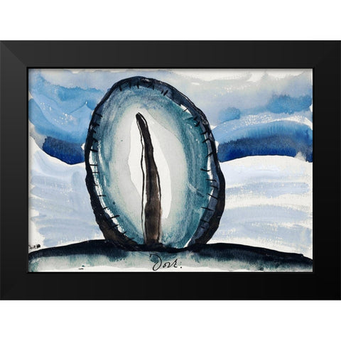 Tree Black Modern Wood Framed Art Print by Dove, Arthur