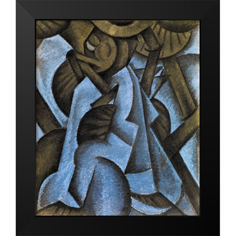 Pagan Philosophy Black Modern Wood Framed Art Print by Dove, Arthur