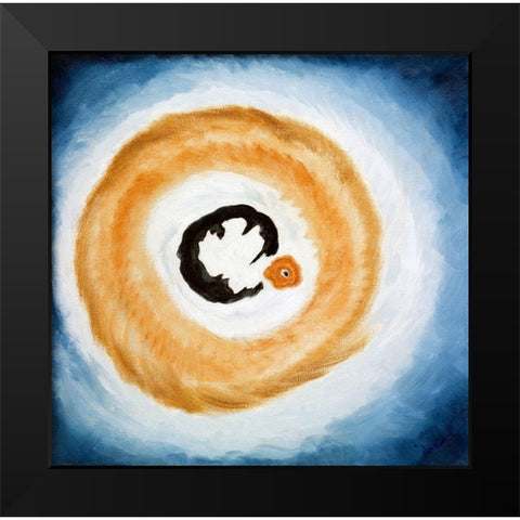 Dawn II Black Modern Wood Framed Art Print by Dove, Arthur