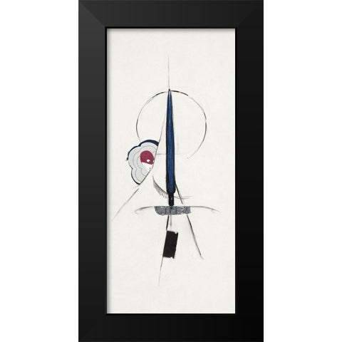 Untitled Abstract Black Modern Wood Framed Art Print by Dove, Arthur