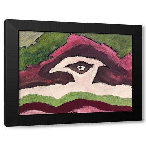 Storm Clouds Black Modern Wood Framed Art Print with Double Matting by Dove, Arthur