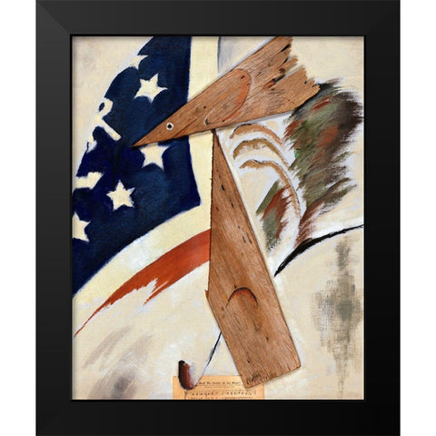 Portrait of Ralph Dusenberry Black Modern Wood Framed Art Print by Dove, Arthur