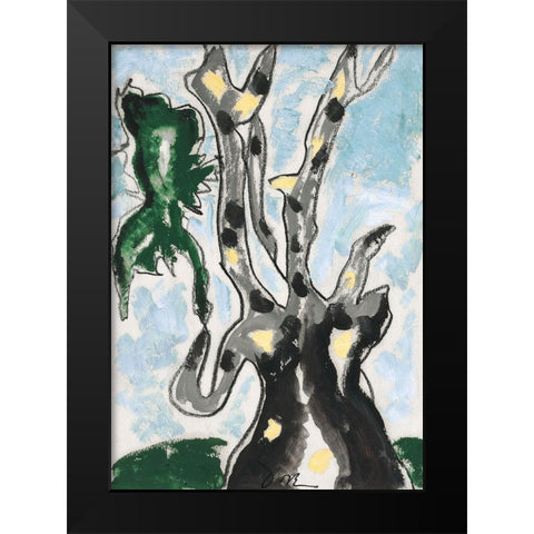 Sycamore Black Modern Wood Framed Art Print by Dove, Arthur