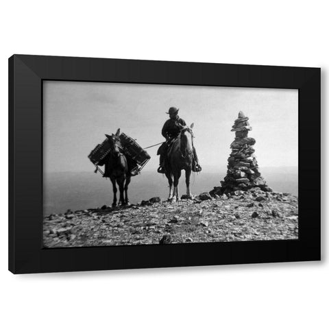 Photo of William Henry Jackson Black Modern Wood Framed Art Print by Vintage Photography