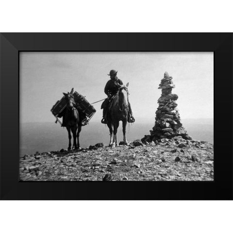 Photo of William Henry Jackson Black Modern Wood Framed Art Print by Vintage Photography