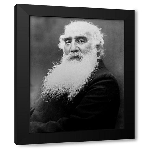 Pissarro 1900 Black Modern Wood Framed Art Print by Vintage Photography