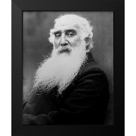 Pissarro 1900 Black Modern Wood Framed Art Print by Vintage Photography