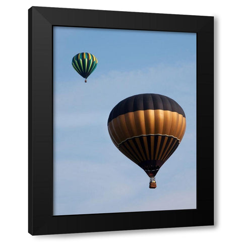 Decatur-Alabama Annual Hot Air Balloon Jubilee Festival Black Modern Wood Framed Art Print by Highsmith, Carol