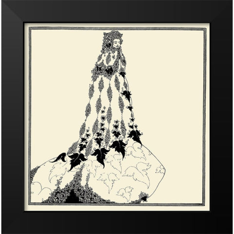 Reform 1918 Black Modern Wood Framed Art Print by Beardsley, Aubrey