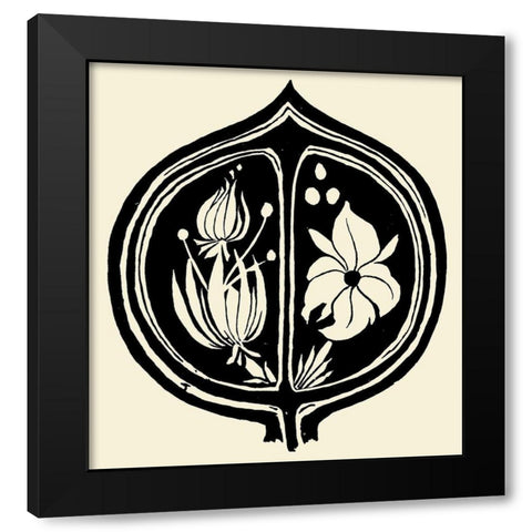 Tristan Isolde cover Black Modern Wood Framed Art Print by Beardsley, Aubrey