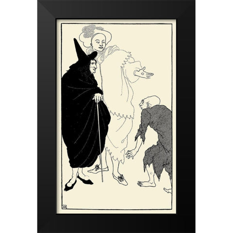 Savoy 1896 Vol.8 - Don Juan Black Modern Wood Framed Art Print by Beardsley, Aubrey
