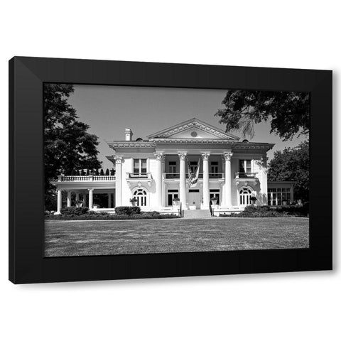 Mansion in Alabama Black Modern Wood Framed Art Print by Highsmith, Carol