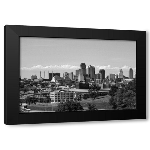 Penn Valley Park-Kansas City-Missouri Black Modern Wood Framed Art Print by Missouri Picture Archive