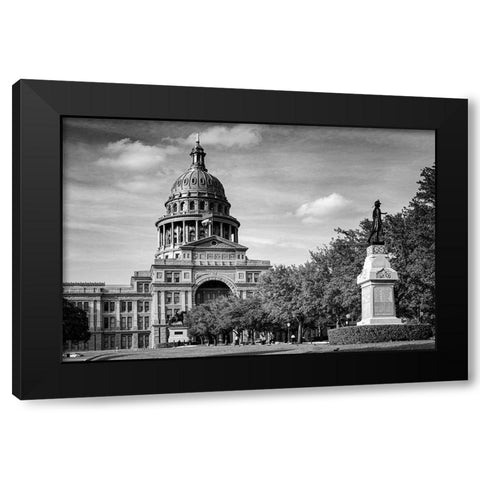 The Texas state Capitol in Austin Black Modern Wood Framed Art Print by Highsmith, Carol