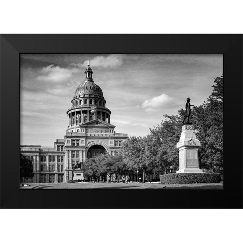 The Texas state Capitol in Austin Black Modern Wood Framed Art Print by Highsmith, Carol