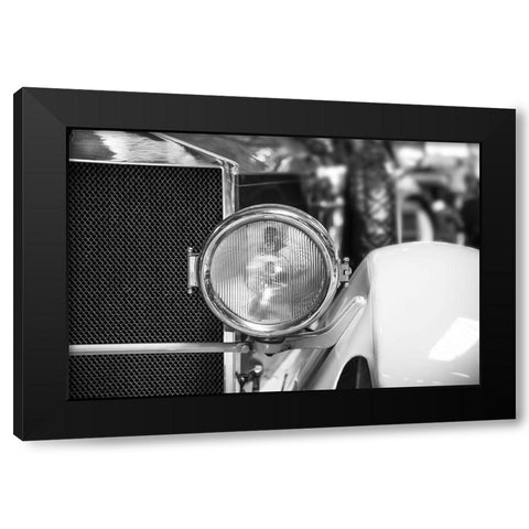 Classic Closeup Black Modern Wood Framed Art Print by Vintage Photo Archive