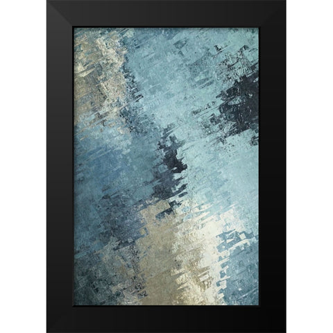 Acceptable Parameters Black Modern Wood Framed Art Print by Alpenglow Workshop