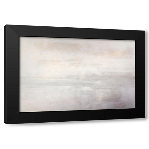 Across the Water Black Modern Wood Framed Art Print by Alpenglow Workshop