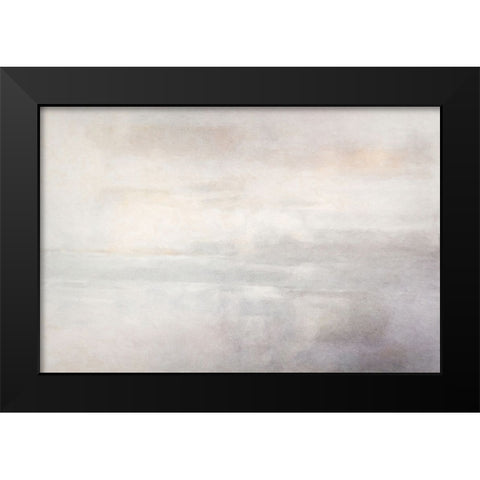 Across the Water Black Modern Wood Framed Art Print by Alpenglow Workshop