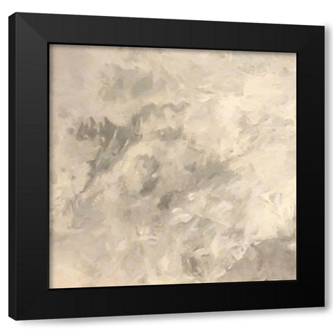 Buff Sandstone Black Modern Wood Framed Art Print with Double Matting by Alpenglow Workshop
