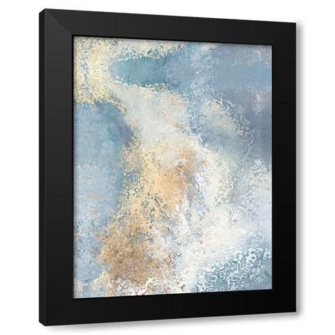 Flowing Stream III Black Modern Wood Framed Art Print with Double Matting by Alpenglow Workshop