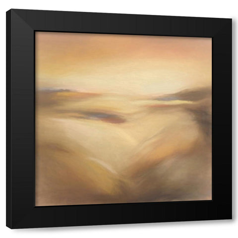 Ocean of Sand Black Modern Wood Framed Art Print with Double Matting by Alpenglow Workshop