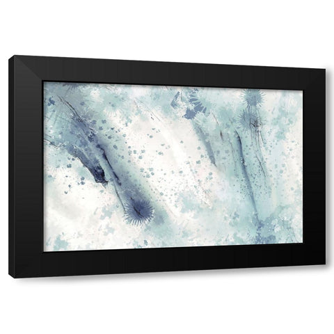 Raindrops of my Shoes Black Modern Wood Framed Art Print with Double Matting by Alpenglow Workshop