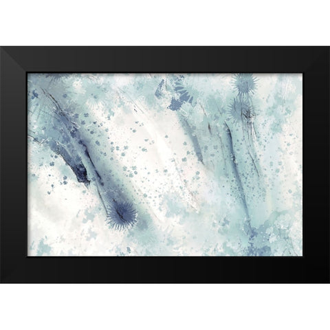 Raindrops of my Shoes Black Modern Wood Framed Art Print by Alpenglow Workshop