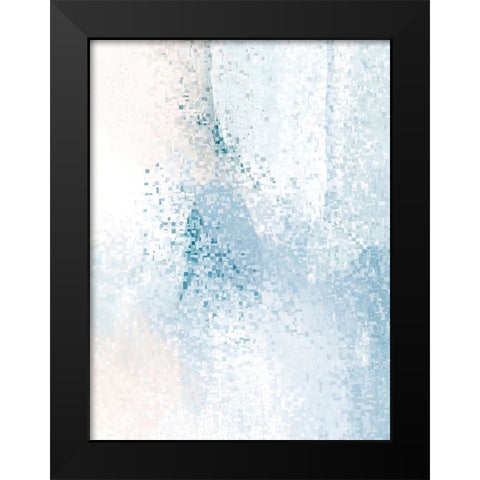 Signal to Noise Black Modern Wood Framed Art Print by Alpenglow Workshop