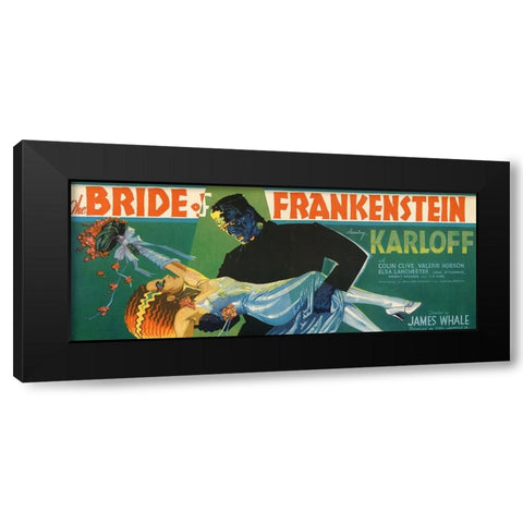 Bride of Frankenstein-1935 Black Modern Wood Framed Art Print with Double Matting by Vintage Hollywood Archive