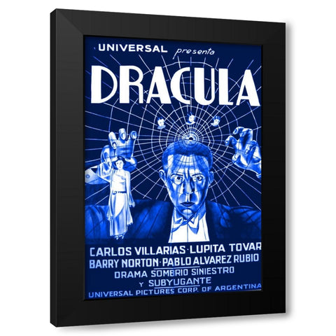 Dracula-1931 Black Modern Wood Framed Art Print by Vintage Hollywood Archive