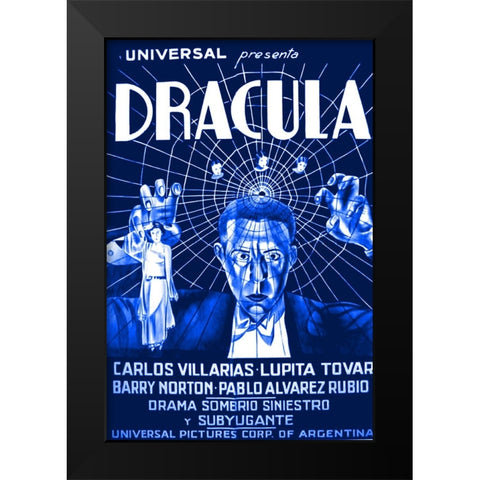 Dracula-1931 Black Modern Wood Framed Art Print by Vintage Hollywood Archive