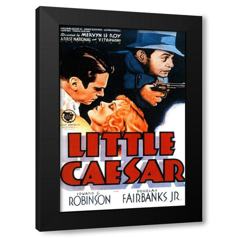 Little Caesar-1931 Black Modern Wood Framed Art Print with Double Matting by Vintage Hollywood Archive
