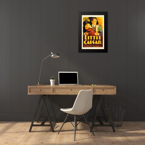 Little Caesar-1931 Black Modern Wood Framed Art Print by Vintage Hollywood Archive