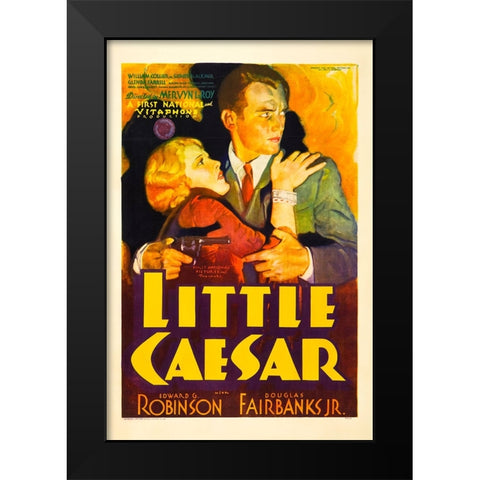 Little Caesar-1931 Black Modern Wood Framed Art Print by Vintage Hollywood Archive